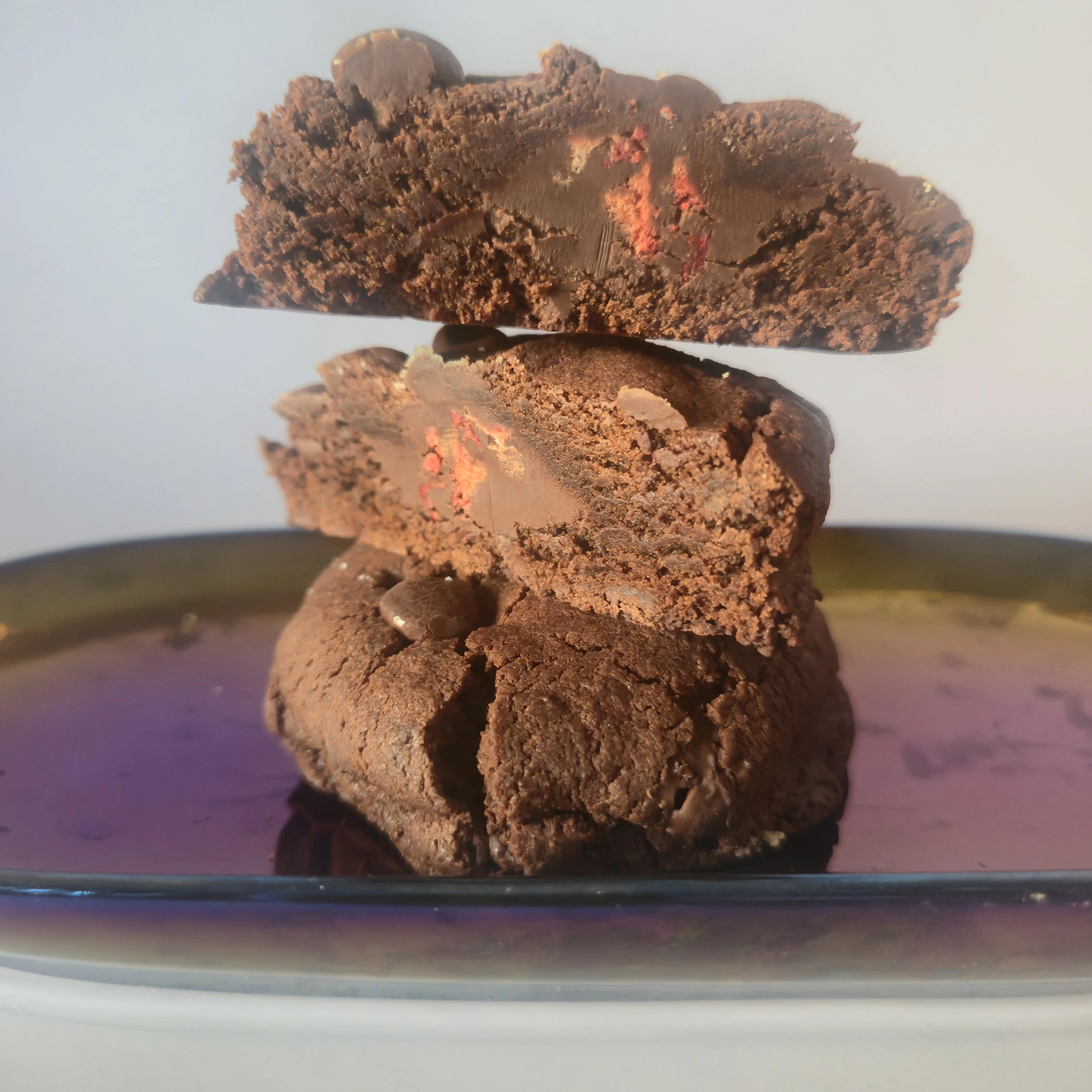 Chocolate Chip Cookies - Berry Glitch - Caixa de 4