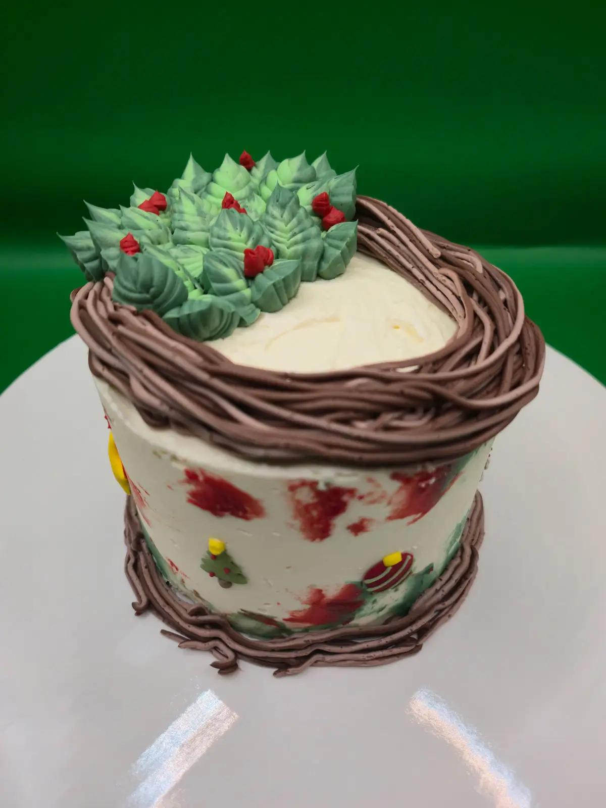 Bento Cake Personalizado de Natal 2025 - Bolos de aniversário no Porto | Bento Cakes, Cake Design, Bolachas Decoradas | Porto | Sahri Dessert Art