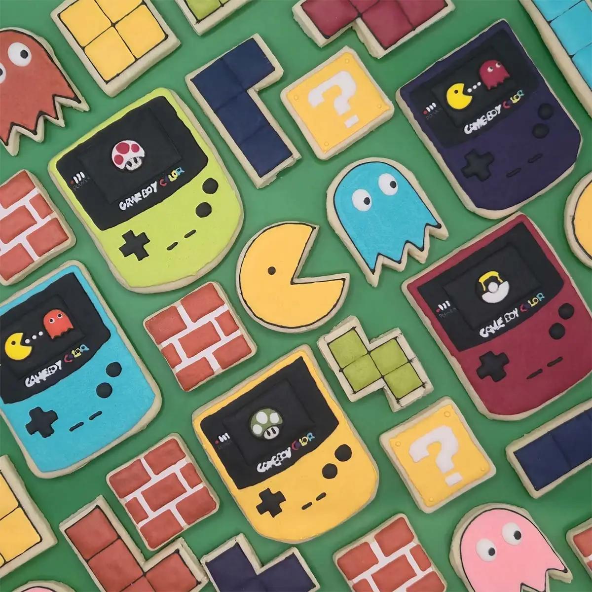 Bolachas Geek Personalizadas - Retro Gaming