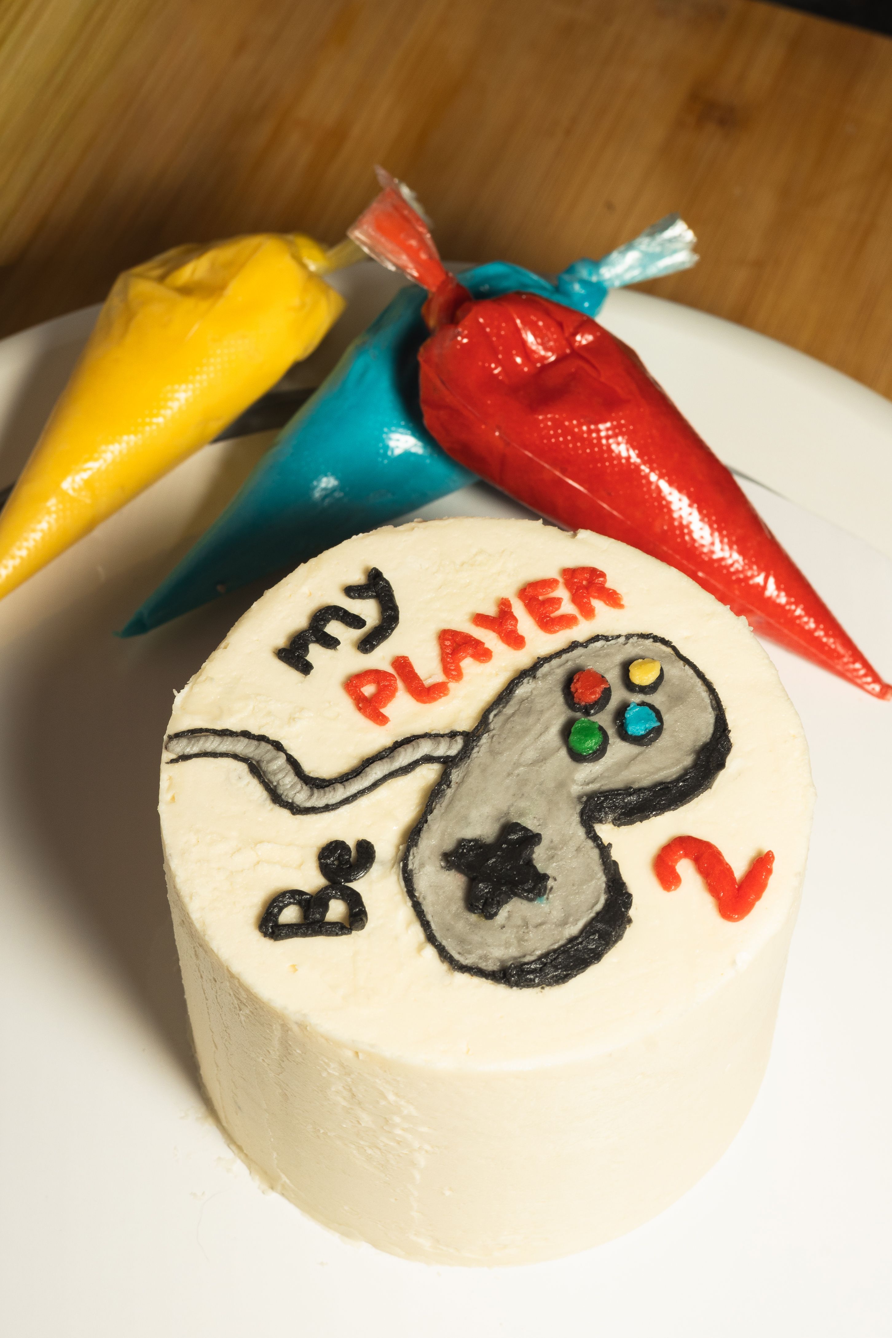 Bento Cake Geek - Be my PLAYER 2 - Bolos de aniversário no Porto | Bento Cakes, Cake Design, Bolachas Decoradas | Porto | Sahri Dessert Art