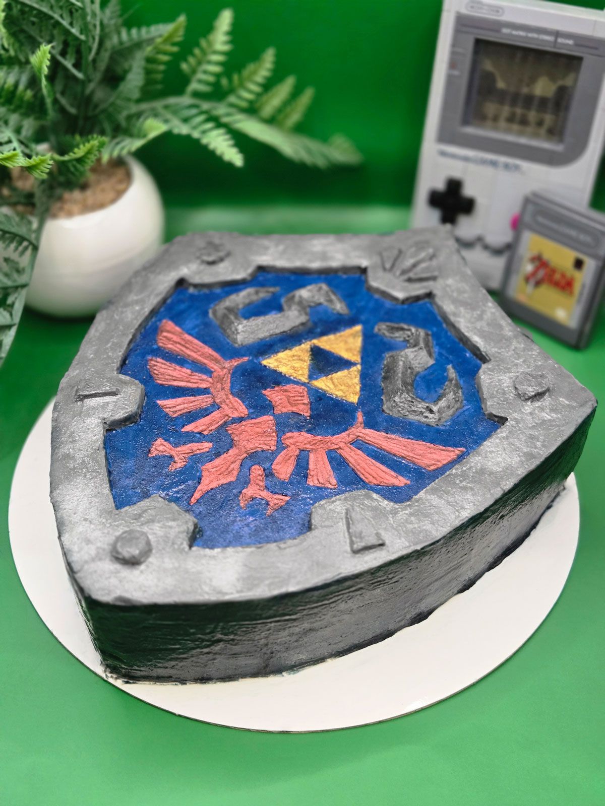 Bolo de Aniversário Geek - Legend of Zelda: Hylian Shield