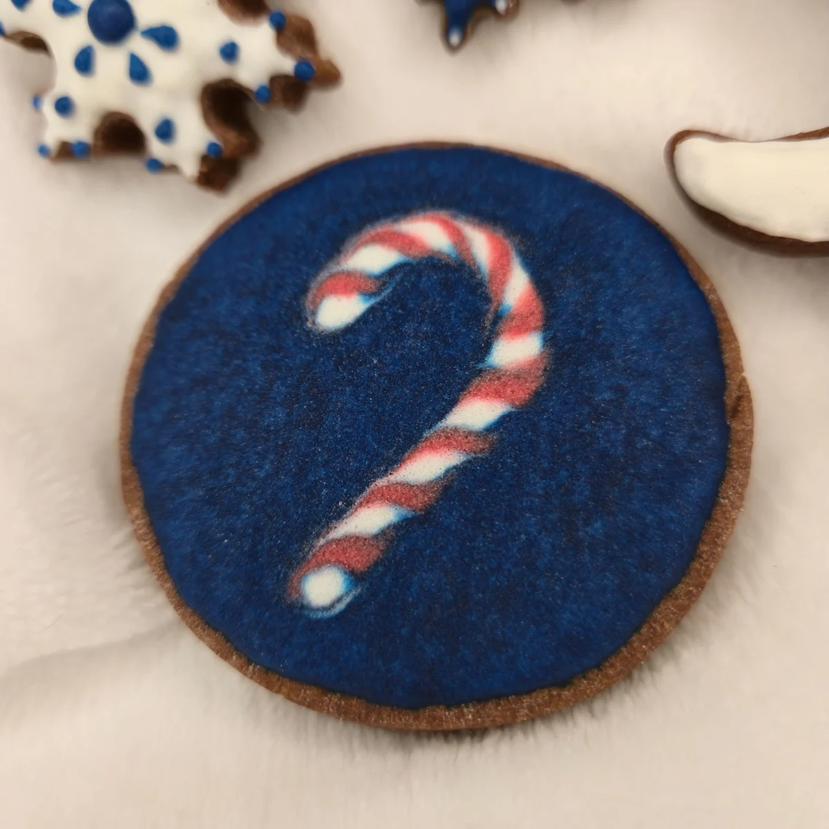 Bolachas de manteiga com cacau decoradas com glacê real com motivos de Inverno. - Bolos de aniversário no Porto | Bento Cakes, Cake Design, Bolachas e Cupcakes | Porto | Sahri Dessert Art
